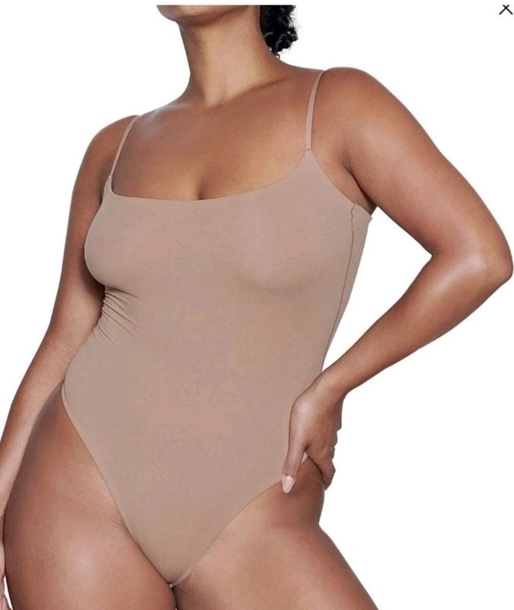 Skims Fits Everybody Cami Thong Bodysuit - Color Sienna Plus Size 3X NWT